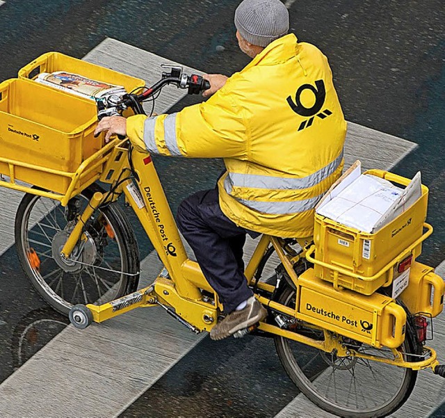 Die Post erwartet von Brieftrgern, dass sie gesund bleiben.   | Foto: DPA