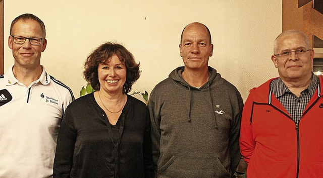 Ralf Dietz, Veronika Faller, Markus Fa...den fr ihre Treue zum Verein geehrt.   | Foto: Cornelia Liebwein