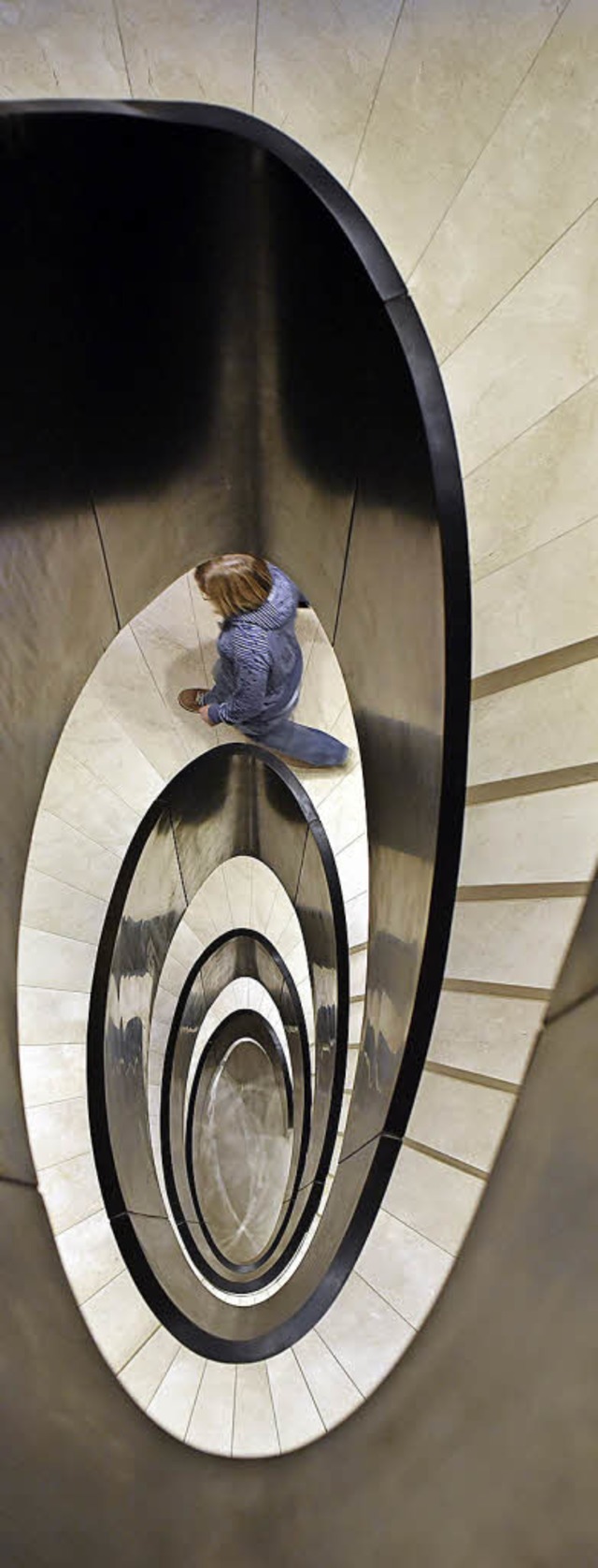 Spiralfrmig: Treppe im Augustinermuseum   | Foto: Thomas Kunz