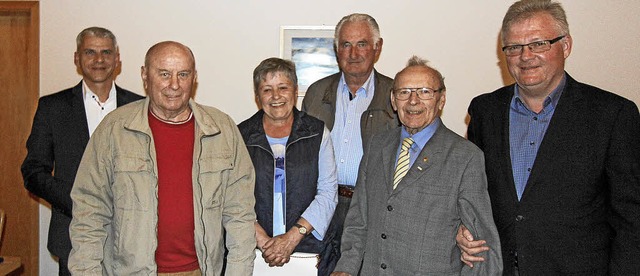 Der CDU-Kreisvorsitzende Patrick Rapp ...ille und Oskar Pfisterer (von rechts).  | Foto: Trogus