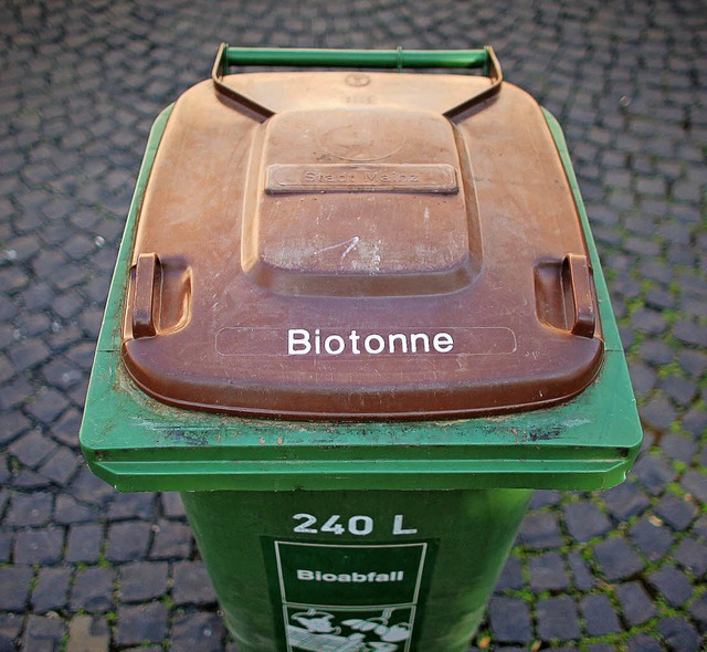 Nach wie vor kein Interesse an der Ein..., der Biotonne, hat der Ortenaukreis.   | Foto: dpa