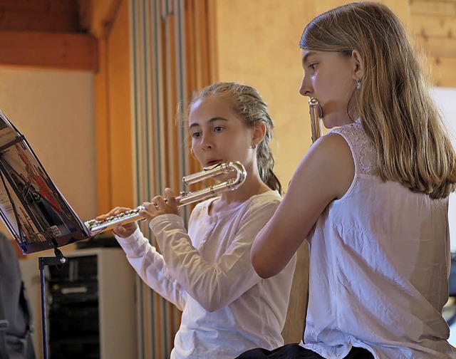 Die Querflte ist eines der Instrument...ritzingen von Grund auf erlernen kann.  | Foto: Beatrice Ehrlich