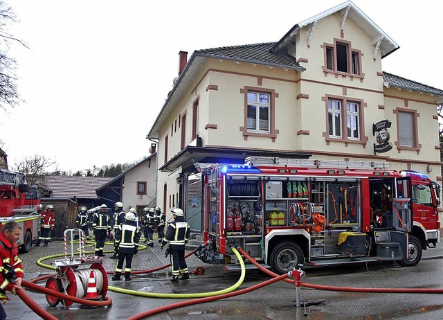 Zum grten Einsatz bisher in diesem J...2;Chanderner  Bahnhof&#8220; gerufen.   | Foto: Herbert Frey