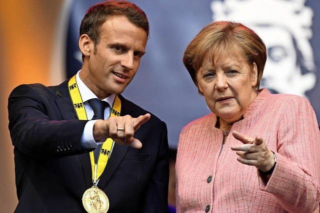 Macron rügt Merkels Politik