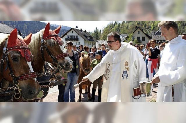 St. Georgsritt und Pferdesegnung findet am Sonntag, 13. Mai, in Todtmoos statt.