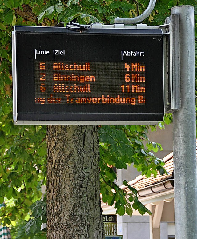 Bemngelt wird von den Fahrgsten die Information.   | Foto: gra