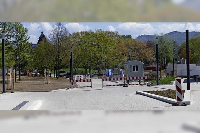 Geselliger Treff beim Brgerparkfest am Nachmittag