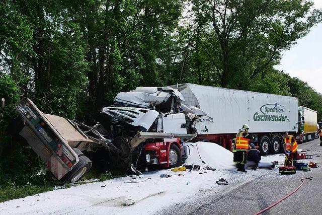 Tod im Elsass: Lahrer Lasterfahrer bei Unfall aus Kabine geschleudert