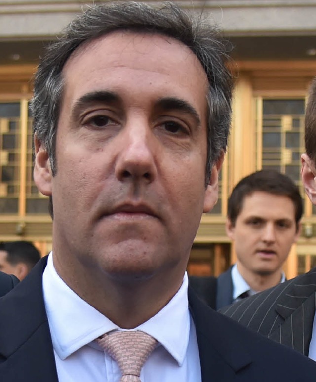 Der Name Michael Cohen fiel bisher sel...igegeld im Namen Donald Trumps zahlte.  | Foto:  afp