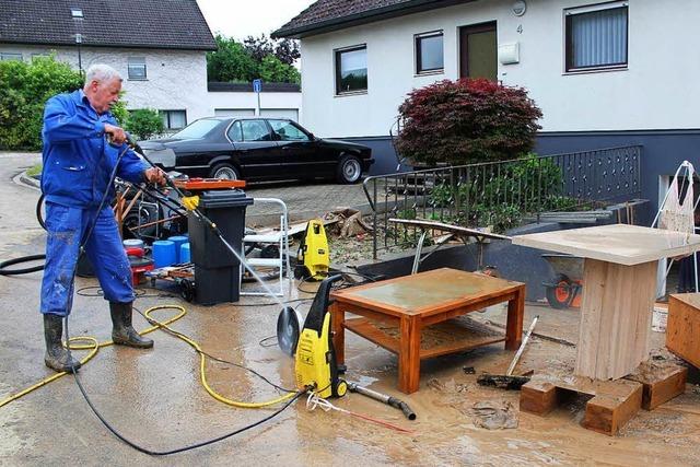 Unwetter: Schlammmassen in Welmlingen und Egringen