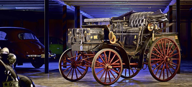 Dieses  &#8222;Benz-Motor-Pferd&#8220;...hnell durch Denzlingen gebraust  sein.  | Foto: Studio Kramer