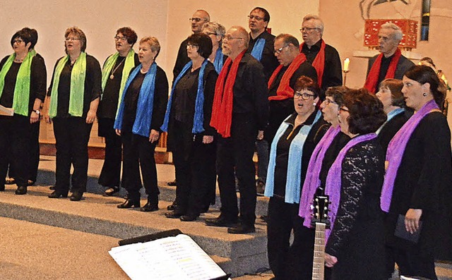 Die Gospel Singers in Aktion  | Foto: Jrg Schimanski
