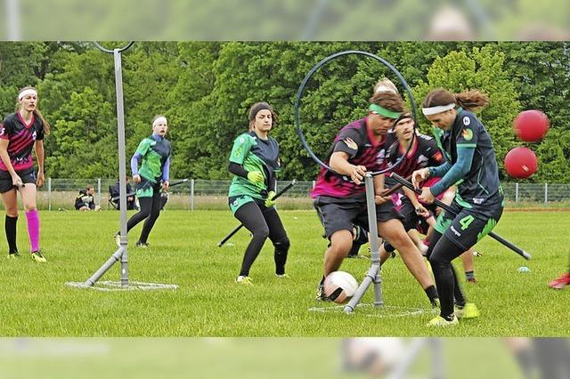 Mischung aus Handball, Rugby und Vlkerball