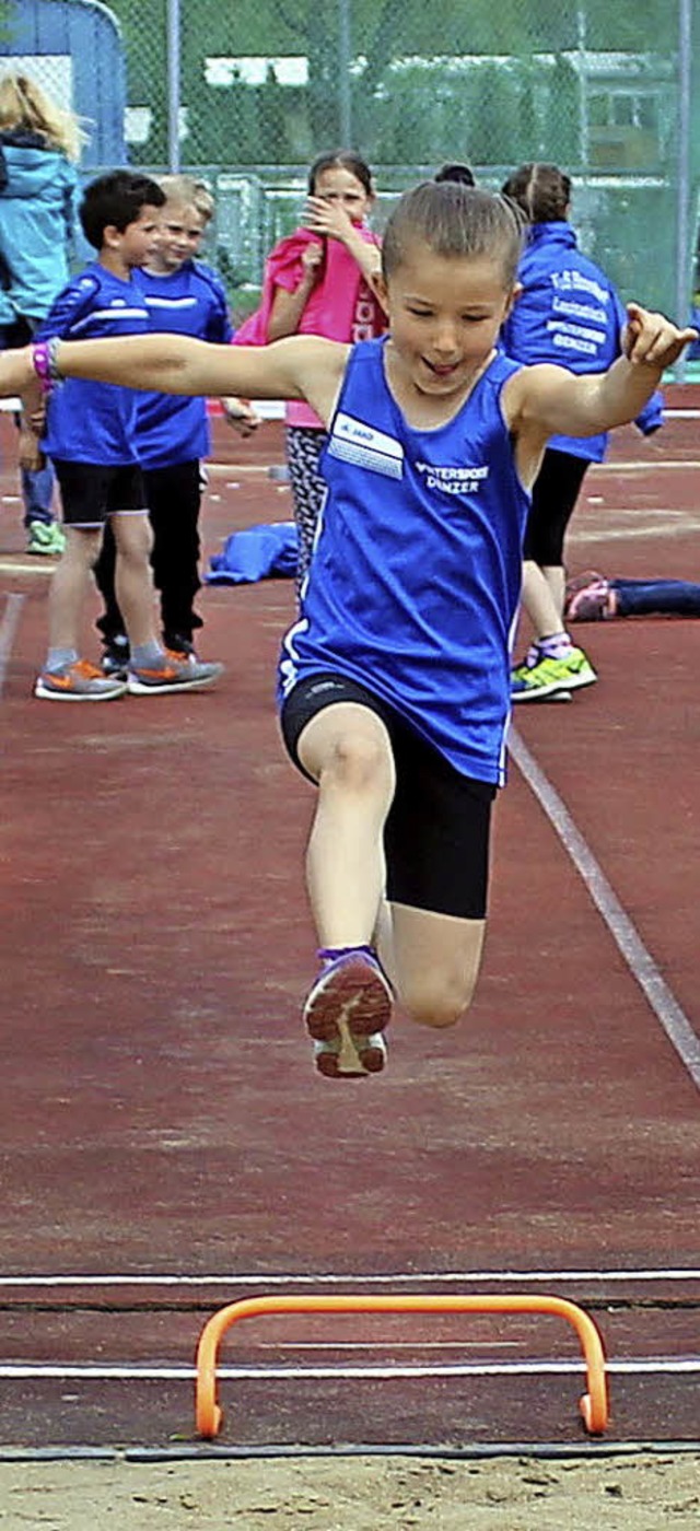 Nicht nur die sportliche Leistung, auc...n Bonndorfer Leichtathletik-Talenten.   | Foto: Thor