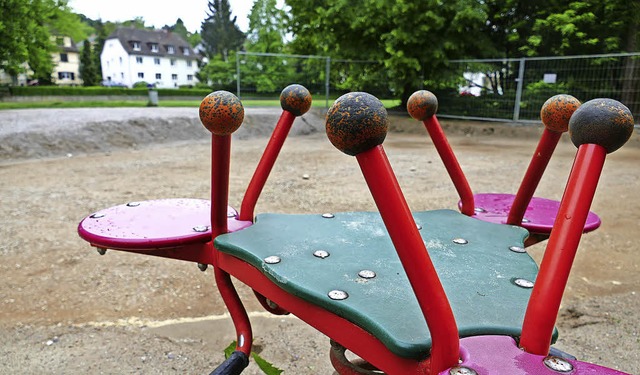 Der Kinderspielplatz Rosenfelspark wir...g knnen Brger sich daran beteiligen.  | Foto: Peter Gerigk