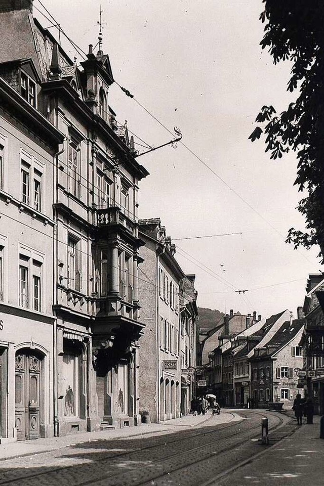 Der Blick in die Bertoldstrae nach Os...von Ruth Gro-Albenhausen von  1944...  | Foto: Augustinermuseum