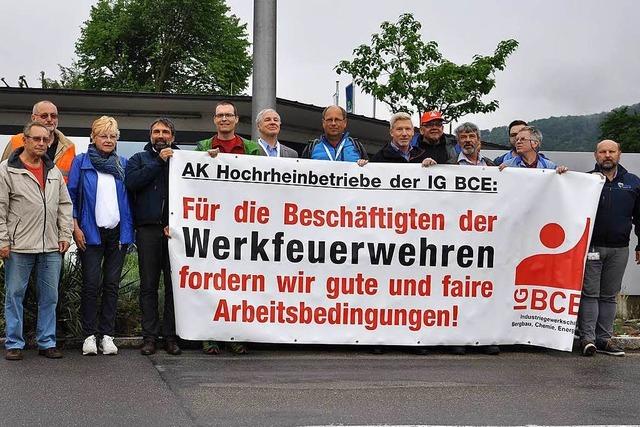 Grenzach-Wyhlen: Solidaritt fr die Werksfeuerwehr