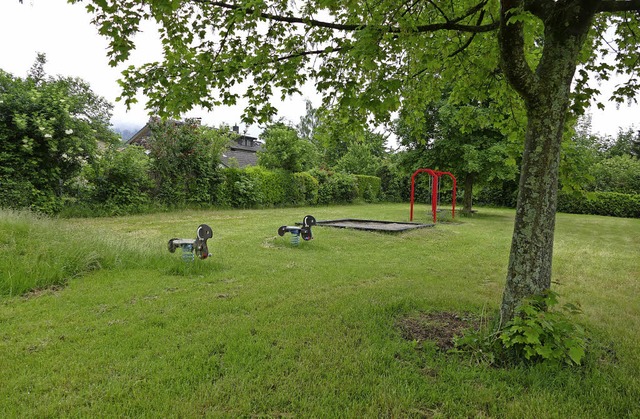 Wird der Spielplatz an der Uhlandstrae bebaut?   | Foto: Axel Kremp