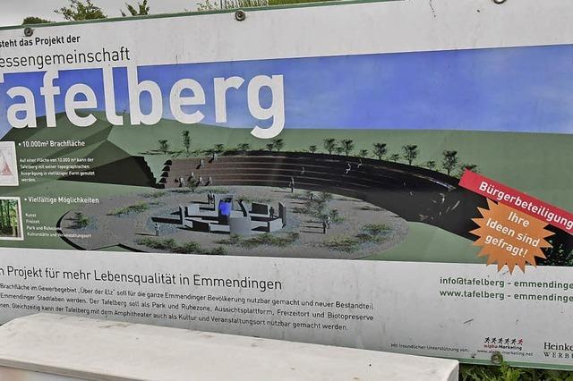 Initiative Tafelberg gibt Verwaltung an die Stadt ab