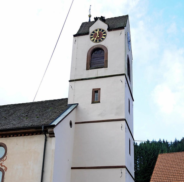 Die Kirche in Wieslet ist eine der dre...enen Gottesdienste abgehalten werden.   | Foto: Robert Bergmann