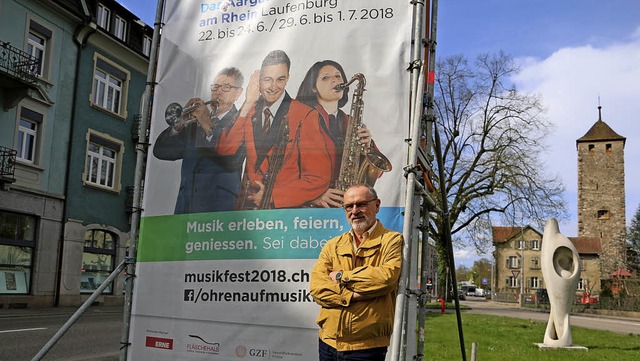 Walter Marbot, Prsident des Organisat... Laufenburg auf die Beine zu stellen.   | Foto: Dennis Kalt