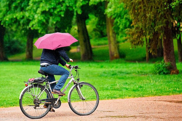 Regenschirme  bleiben gefragt.  | Foto: dpa