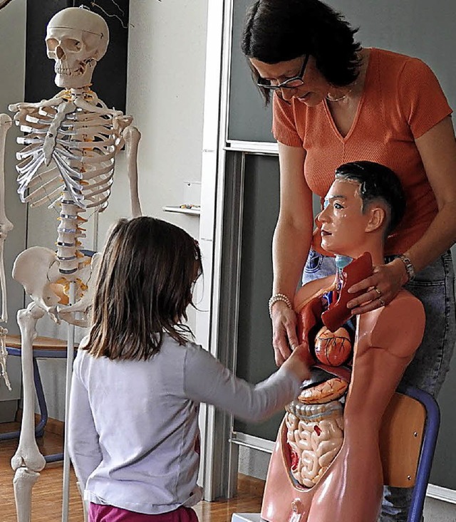 Unter anderem gab&#8217;s anatomische Puppen.   | Foto: Privat