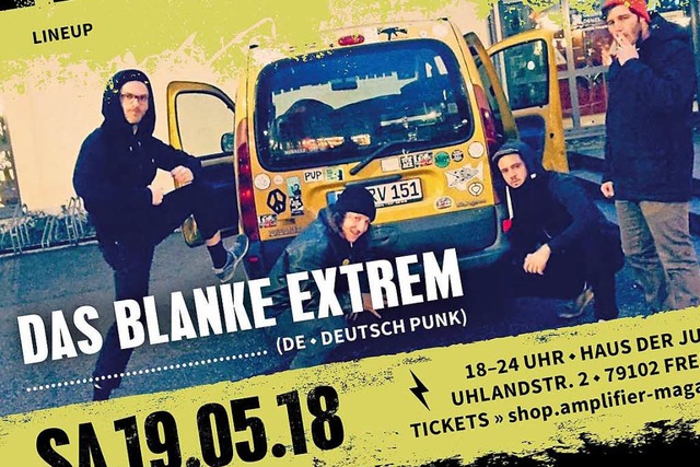 Die Freiburger Band Das Blanke Extrem tritt beim Amplifest auf.  | Foto: Veranstalter