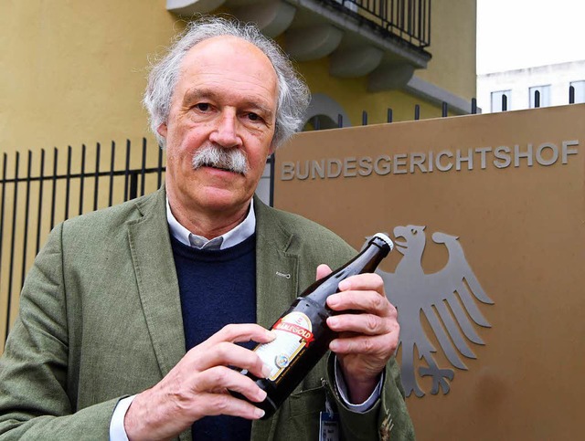 Gottfried Hrle, Geschftsfhrer der B...Hrle, vor dem Bundesgerichtshof (BGH)  | Foto: dpa