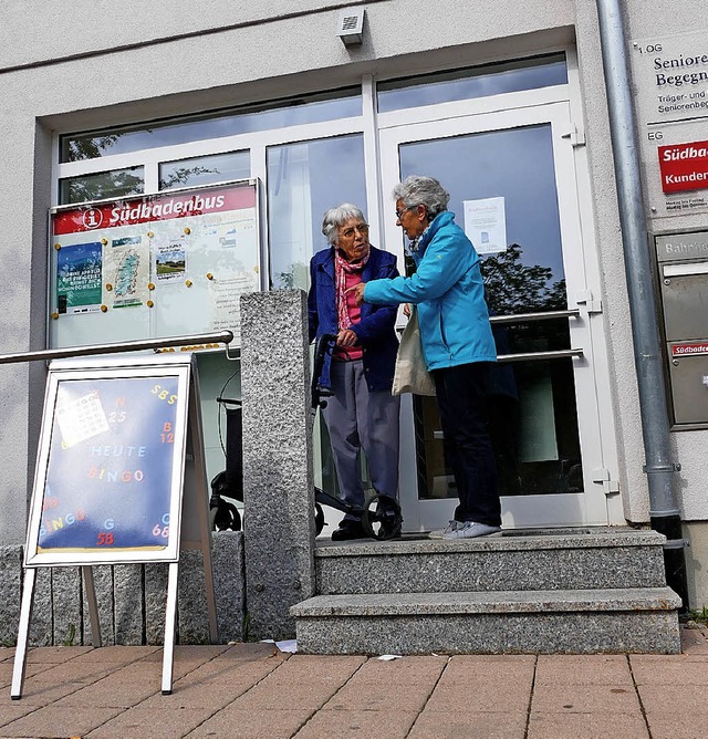 Treffpunkt Seniorenbegegnungssttte: Der Frderverein sucht neue Mitglieder.   | Foto: TANJA Bury