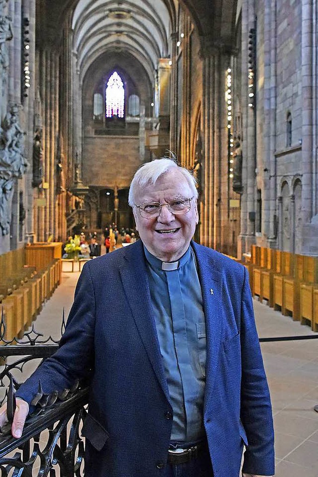 Dompfarrer und Stadtdekan Wolfgang Gaber   | Foto: Michael Bamberger