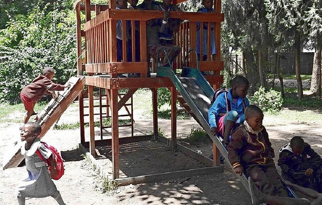 Ein Spielplatz, wie ihn Kinder berall...gs durch einen Sturmschaden zerstrt.   | Foto: Privat