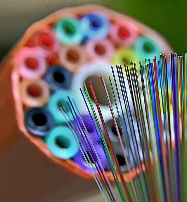 Glasfaserkabel garantieren schnelleres Internet.   | Foto: Dpa