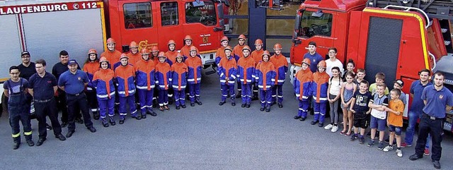 Der Nachwuchs der Laufenburger Feuerwe...Besuch in der Partnerstadt Le Croisic.  | Foto: Feuerwehr Laufenburg