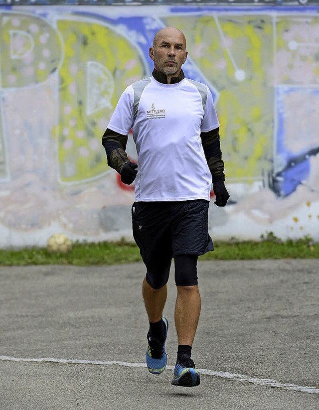 Hendrik Fenz beim Training  | Foto: Ingo Schneider