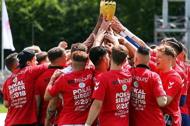 Fotos: A-Junioren des SC Freiburg gewinnen DFB-Pokal