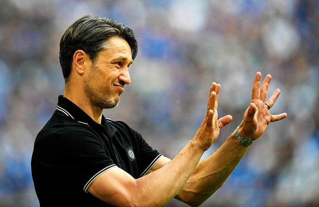 Trifft mit seinem jetzigen Arbeitgeber...beitgeber: Eintracht-Coach Niko Kovac.  | Foto: AFP