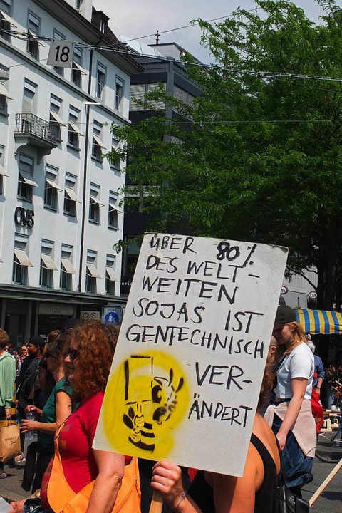 March against Monsanto in Basel  | Foto: Martina David-Wenk