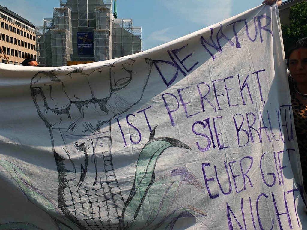 Proteste gegen Monsanto und Syngenta in Basel