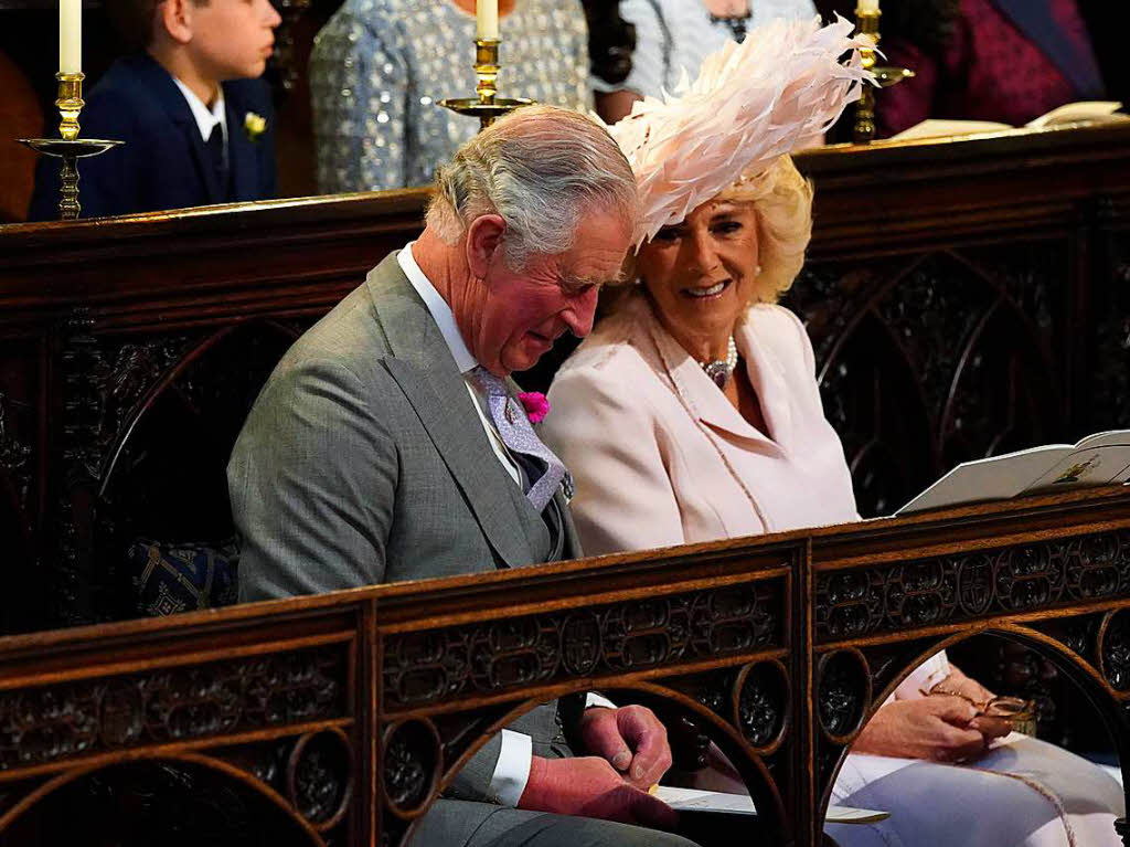 Schwiegereltern auf der anderen Seite: Prinz Charles mit Camilla.