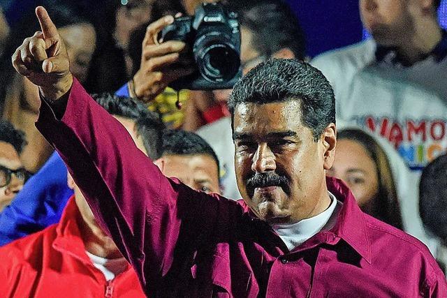 Maduro lsst sich zum Sieger erklren