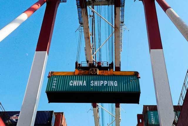 China (im Bild der Containerhafen von ...will knftig mehr US-Gter erwerben.    | Foto: AFP