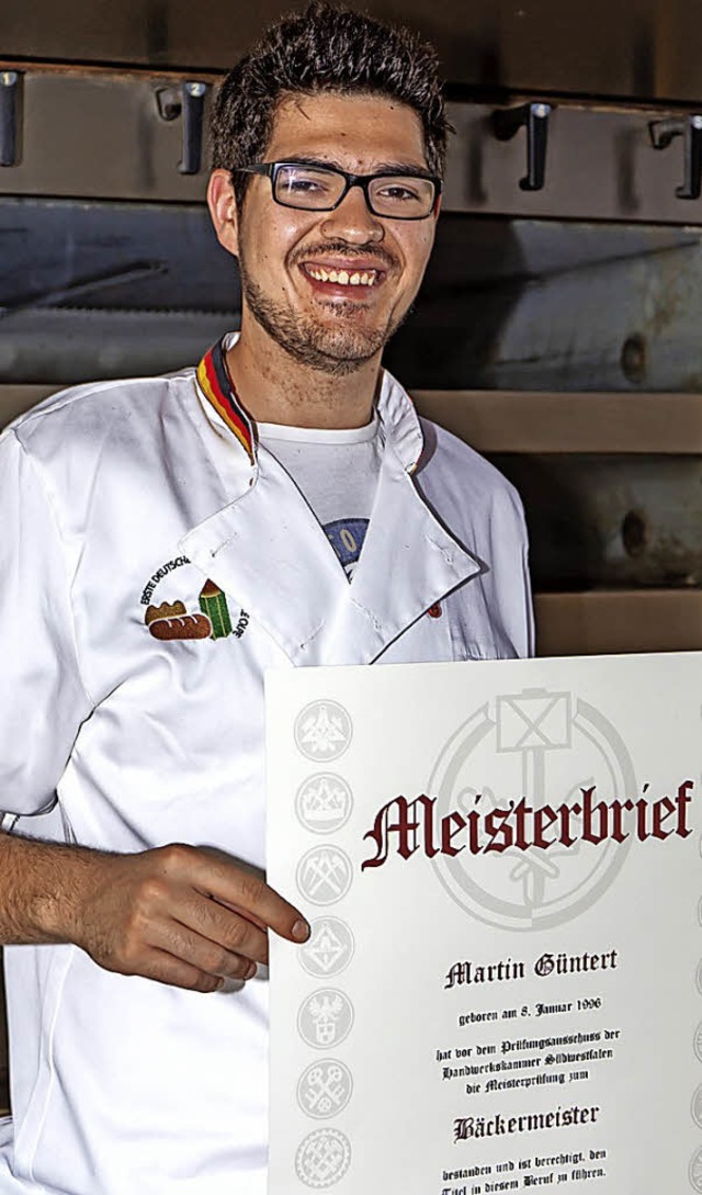 Martin Gntert steht als potentieller ...chfolger im Caf  in den Startlchern.  | Foto: Wilfried Dieckmann