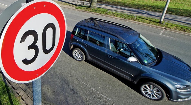 Das Thema Tempo 30 beschftigte den Gemeinderat.   | Foto: Symbolfoto: DPA