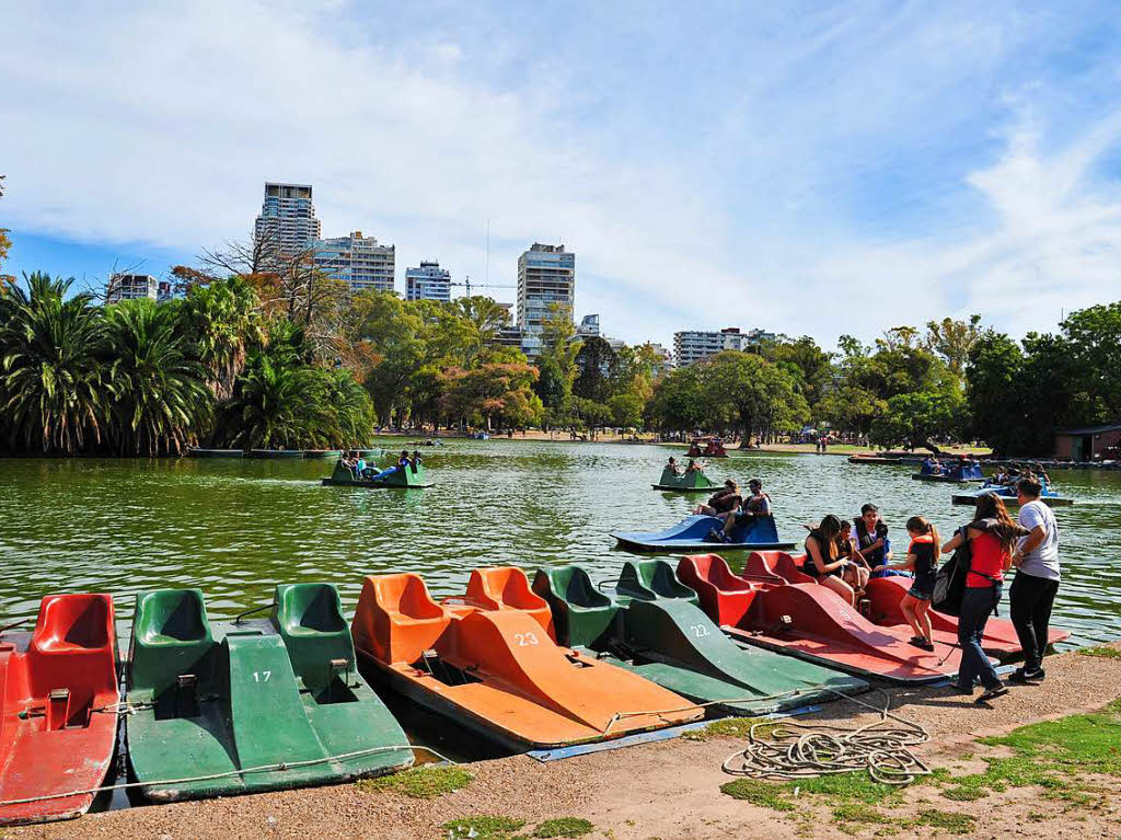 Was fr ein Gewusel im Park Palermo Forests in Buenos Aires
