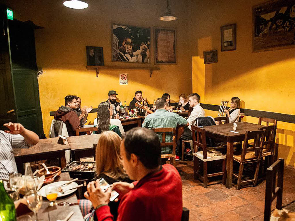 Traditionell: im Casona del Molinos wird Gauchomusik gespielt.