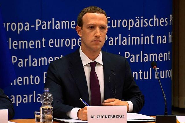 Facebook-Chef Zuckerberg vor EU-Parlamentariern: Mit der Routine eines Politprofis