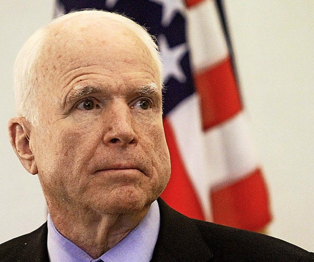 Parteibergreifend verehrt: J.  McCain   | Foto: DPA