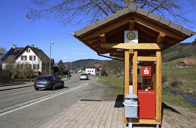 Auch eine neue Bushaltestelle in Schut...rkehrsschau im Februar dieses Jahres.   | Foto: Christoph Breithaupt