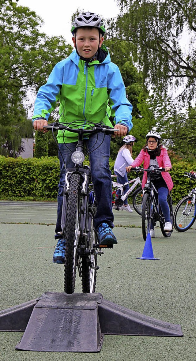 Der sichere Umgang mit dem Fahrrad will gebt sein.  | Foto: Privat